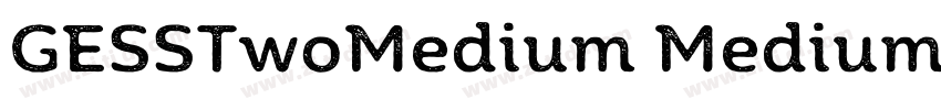GESSTwoMedium Medium字体转换